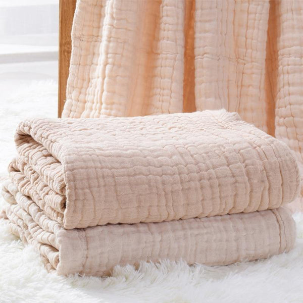 Baby Bamboo Cotton Blanket - Little Home Hacks